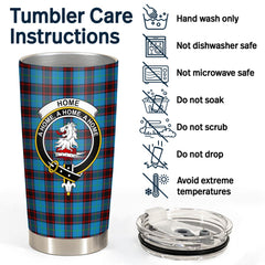 Clan Home Ancient Tartan Crest Tumbler DR31 Clan Home/Hume Tartan Today