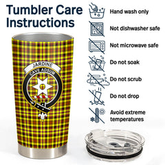 Clan Jardine Tartan Crest Tumbler GS19 Clan Jardine Tartan Today