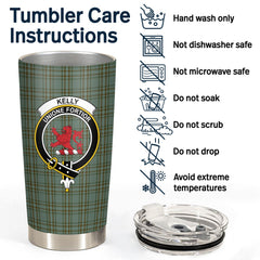 Clan Kelly Dress Tartan Crest Tumbler FH82 Clan Kelly Tartan Today