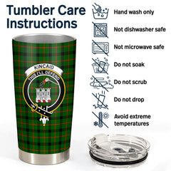 Clan Kincaid Tartan Crest Tumbler PY43 Clan Kincaid Tartan Today