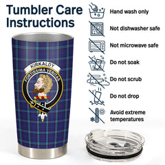 Clan Kirkaldy Tartan Crest Tumbler SX57 Clan Kirk Tartan Today