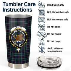 Clan Leslie Hunting Modern Tartan Crest Tumbler XX87 Clan Leslie Tartan Today