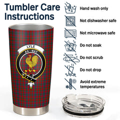 Clan Lyle Tartan Crest Tumbler KP77 Clan Lyle Tartan Today