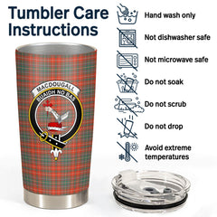 Clan MacDougall Ancient Tartan Crest Tumbler TP79 Clan MacDougall Tartan Today