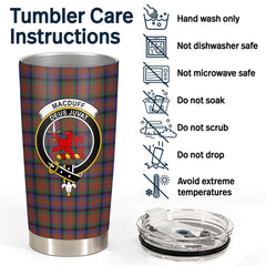 Clan MacDuff Hunting Modern Tartan Crest Tumbler AX23 Clan MacDuff Tartan Today