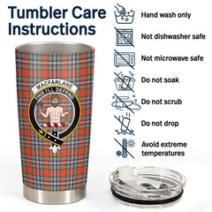 Clan MacFarlane Ancient Tartan Crest Tumbler VJ23 Clan MacFarlane Tartan Today