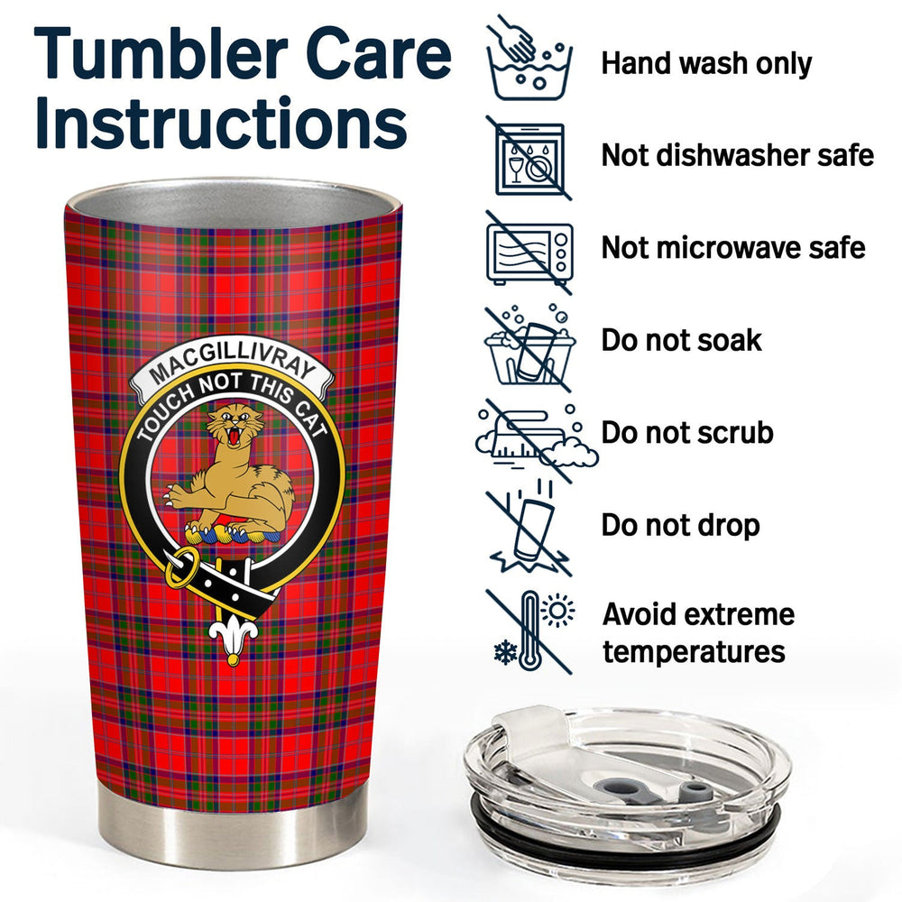 Clan MacGillivray Modern Tartan Crest Tumbler HM73 Clan MacGillivray Tartan Today