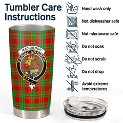 Clan MacGregor Modern Tartan Crest Tumbler UN66 Clan MacGregor Tartan Today