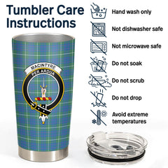 Clan MacIntyre Hunting Ancient Tartan Crest Tumbler YC88 Clan MacIntyre Tartan Today