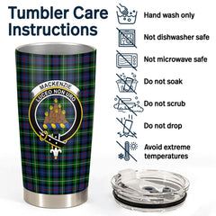 Clan MacKenzie Modern Tartan Crest Tumbler GC49 Clan MacKenzie Clan MacKenzie