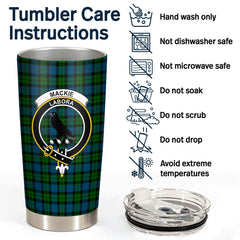 Clan MacKie Tartan Crest Tumbler PR97 Clan Mackie Tartan Today