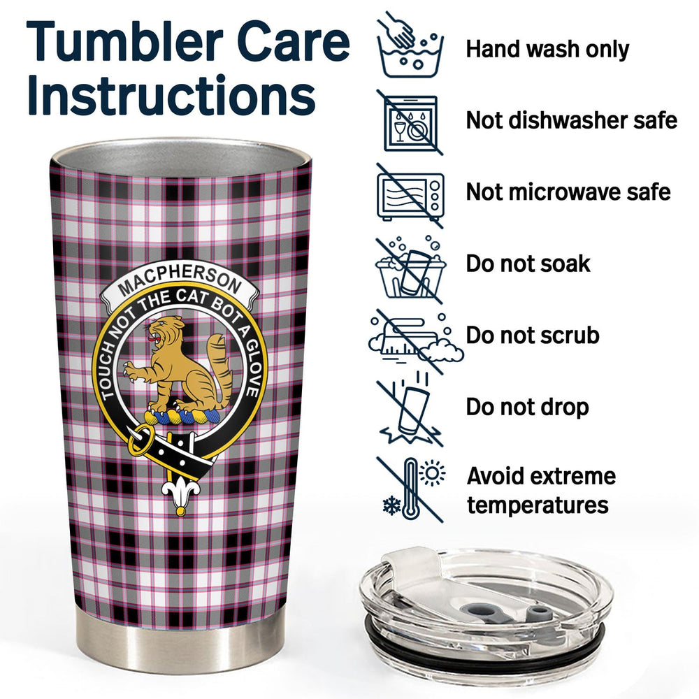 Clan MacPherson Hunting Modern Tartan Crest Tumbler XR16 Clan MacPherson Tartan Today