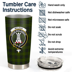 Clan McLean Hunting Tartan Crest Tumbler BE99 Clan Hall Tartan Today