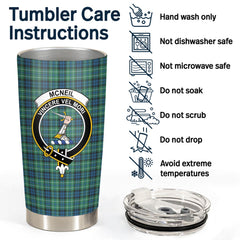Clan McNeil of Colonsay Ancient Tartan Crest Tumbler SG40 Clan Hall Tartan Today