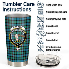 Clan Mitchell Ancient Tartan Crest Tumbler OU59 Clan Hall Tartan Today