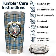 Clan Napier Ancient Tartan Crest Tumbler GD49 Clan Napier Tartan Today
