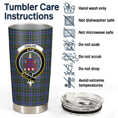 Clan Ogilvie Hunting Modern Tartan Crest Tumbler QE18 Clan Ogilvie Tartan Today