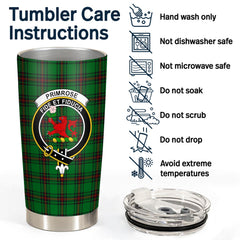 Clan Primrose Tartan Crest Tumbler DM92 Clan Primrose Tartan Today