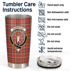 Clan Robertson Weathered Tartan Crest Tumbler CA66 Clan Robertson Tartan Today