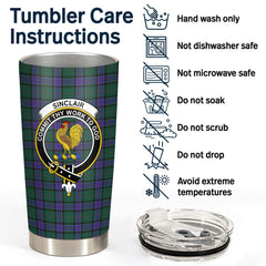 Clan Sinclair Hunting Modern Tartan Crest Tumbler RA74 Clan Sinclair Tartan Today