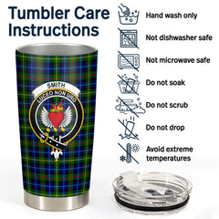 Clan Smith Modern Tartan Crest Tumbler PZ14 Clan Smith Tartan Today