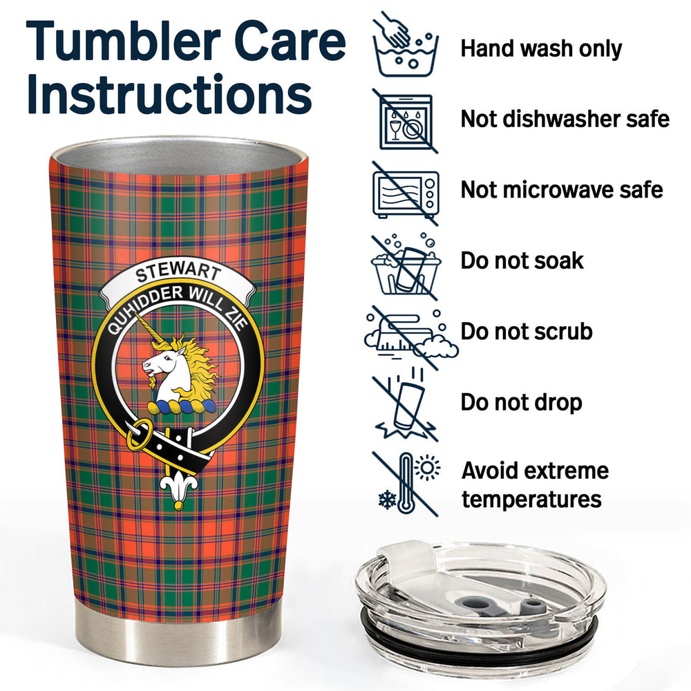 Clan Stewart of Appin Ancient Tartan Crest Tumbler XC96 Clan Stewart of Appin Tartan Today