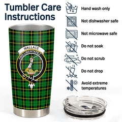 Clan Wallace Hunting Modern Tartan Crest Tumbler VX43 Clan Wallace Tartan Today