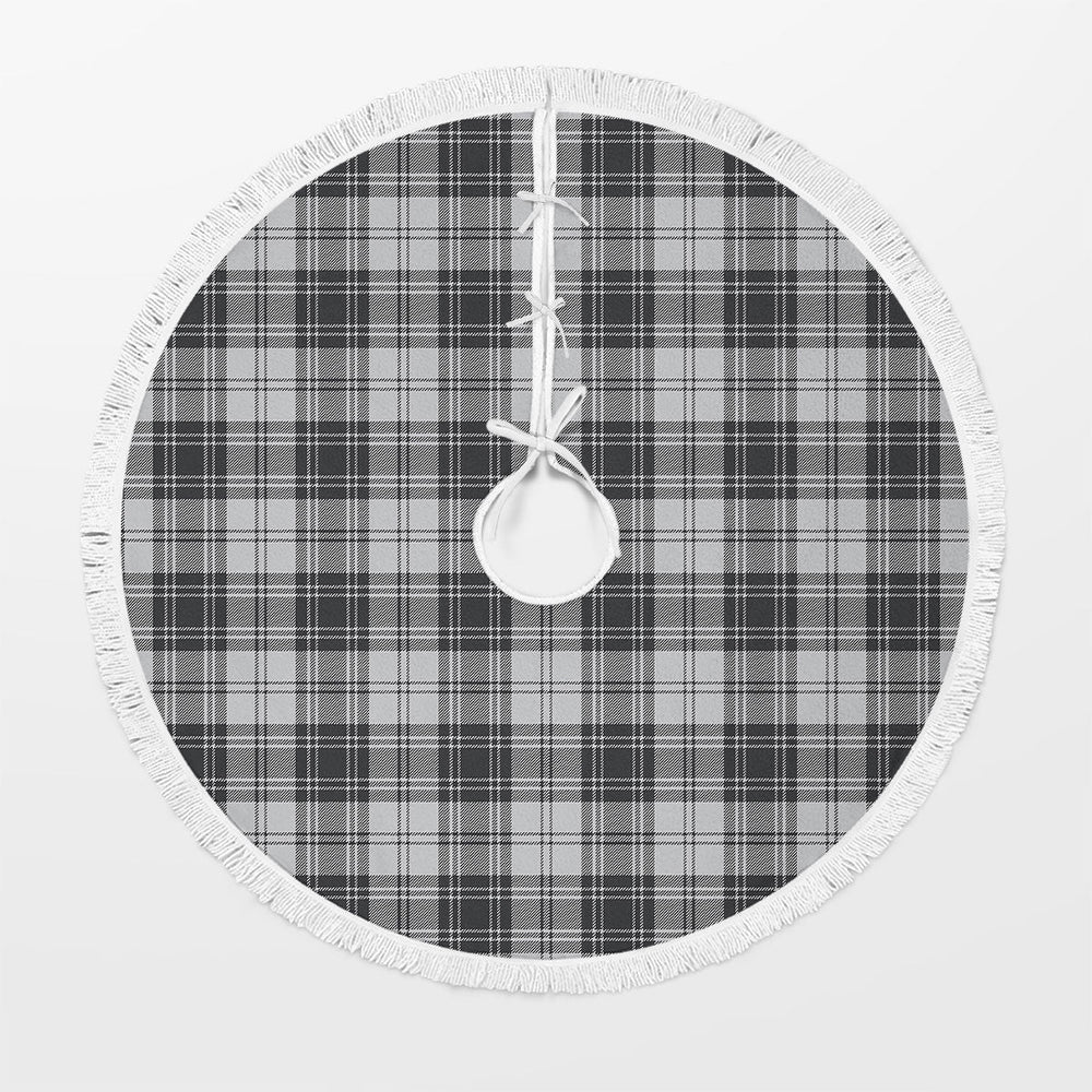 Clan Douglas Grey Modern Tartan Christmas Tree Skirt SM71 Douglas Grey Modern Tartan Tartan Christmas