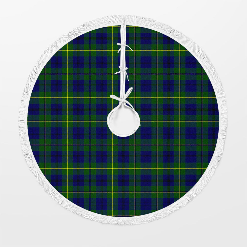 Clan Johnson Modern Tartan Christmas Tree Skirt UA46 Johnson Modern Tartan Tartan Christmas