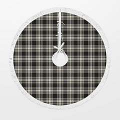 Clan Menzies Black _ White Ancient Tartan Christmas Tree Skirt MP46 Menzies Black _ White Ancient Tartan Tartan Christmas
