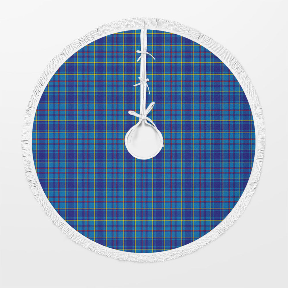 Clan Mercer Modern Tartan Christmas Tree Skirt AH14 Mercer Modern Tartan Tartan Christmas