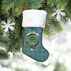 Clan Hamilton Hunting Ancient Tartan Crest Christmas Stocking JI18 Hamilton Hunting Ancient Tartan Tartan Stocking