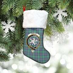 Clan Inglis Ancient Tartan Crest Christmas Stocking PH76 Inglis Ancient Tartan Tartan Stocking