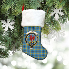 Clan Laing Tartan Crest Christmas Stocking HB34 Laing Tartan Tartan Stocking