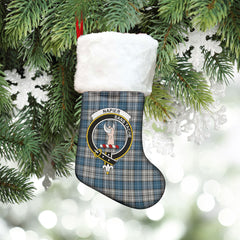 Clan Napier Modern Tartan Crest Christmas Stocking WR11 Napier Modern Tartan Tartan Stocking