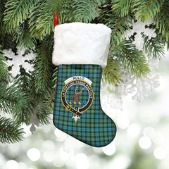 Clan Rollo Ancient Tartan Crest Christmas Stocking ZT85 Rollo Ancient Tartan Tartan Stocking