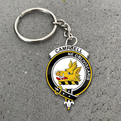 Clan Campbell of Breadalbane Tartan Crest Keychain SF25 Clan Campbell of Breadalbane Tartan Today