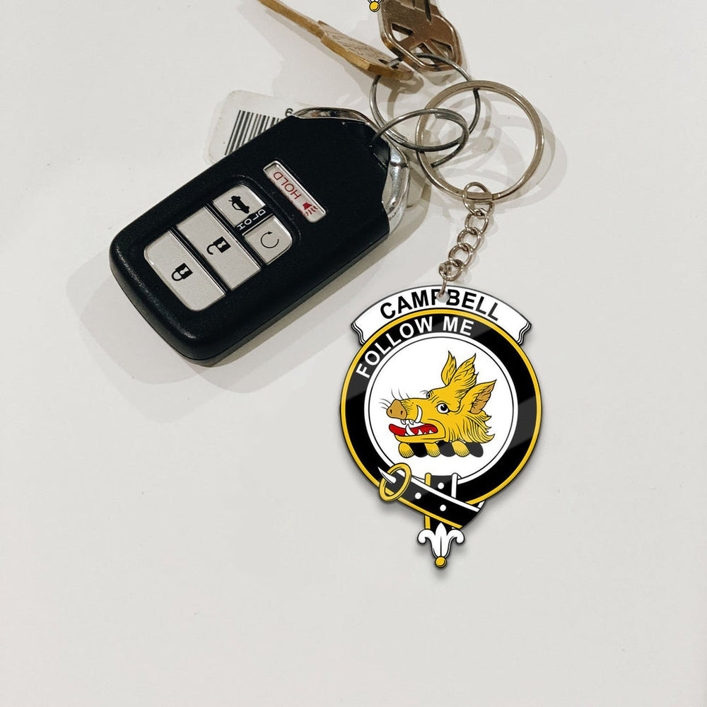 Clan Campbell of Cawdor Tartan Crest Keychain WL49 Clan Campbell of Cawdor Tartan Today