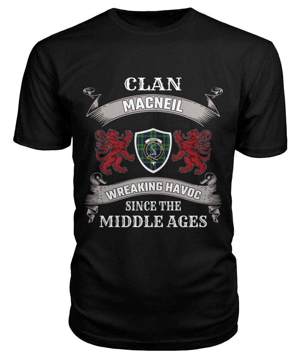 Clan MacNeil of Colonsay Tartan 2D T-ShirtFH49 MacNeil of Colonsay Tartan 2D T-Shirt Tartan T-Shirt Black S MacNeil of Colonsay Tartan 2D T-Shirt