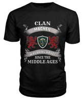 Clan MacNeil of Colonsay Tartan 2D T-ShirtFH49 MacNeil of Colonsay Tartan 2D T-Shirt Tartan T-Shirt Black S MacNeil of Colonsay Tartan 2D T-Shirt