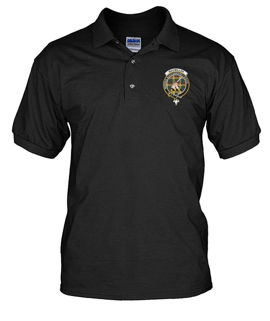 Clan MacMillan Family Crest Polo T-Shirt WH99 MacMillan Tartan Tartan Polo