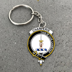 Clan Charteris (Earl of Wemyss) Tartan Crest Keychain QG45 Clan Wemyss Tartan Today