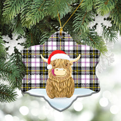 Clan MacPherson Dress Modern Tartan Christmas Ceramic Ornament Highland Cows Style LZ13 MacPherson Dress Modern Tartan Tartan Ornament