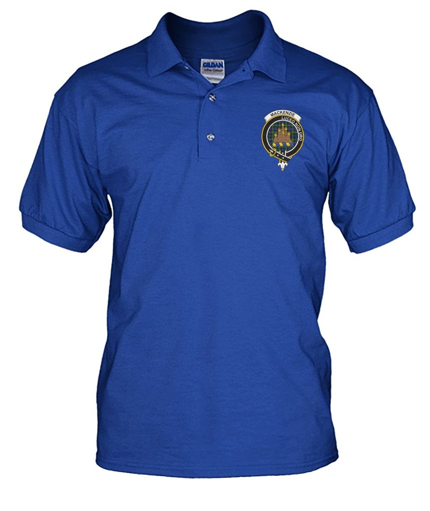 Clan Mackenzie Family Crest Polo T-Shirt IV30 Mackenzie Tartan Tartan Polo