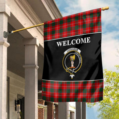Clan Chisholm Tartan Crest Black Garden Flag UH36 Clan Chisholm Tartan Today