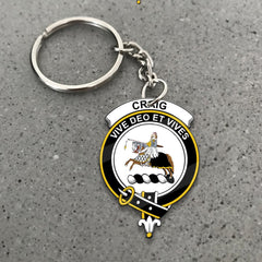 Clan Craig Tartan Crest Keychain WU67 Clan Craig Tartan Today