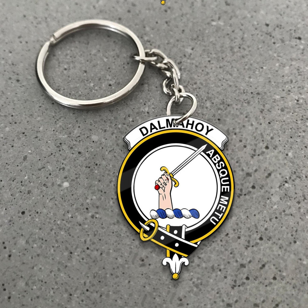Clan Dalmahoy Tartan Crest Keychain RY97 Clan Dalmahoy Tartan Today