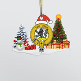 Clan MacPhee Crest Tartan Acrylic Christmas Ornament BS39 MacPhee Tartan Tartan Christmas
