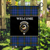 Clan Edmonstone (of Duntreath) Tartan Crest Black Garden Flag AW55 Clan Edmonstone Tartan Today