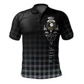 Clan Campbell of Cawdor Dress Tartan Polo Shirt - Alba Celtic Style WY84 Campbell of Cawdor Dress Tartan Tartan Polo